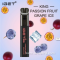 Iget King 2600 Puffs Electronic Cigarette Top Sale